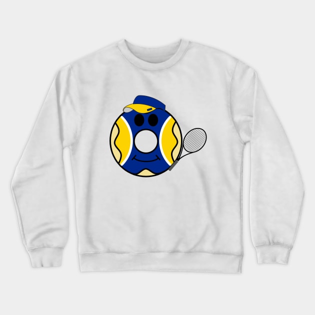 The US Open Donut Crewneck Sweatshirt by Bubba Creative